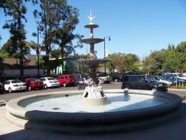 Water fountain in Orange