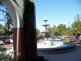 Water fountain in Orange