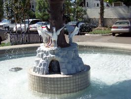 Water fountain in Orange