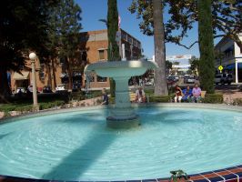 Water fountain in Orange