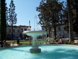 Water fountain in Orange