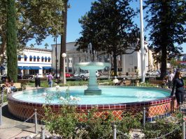 Water fountain in Orange