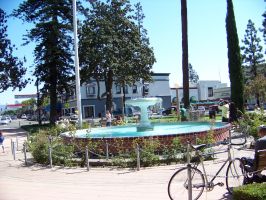 Water fountain in Orange