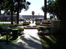 Water fountain in Orange