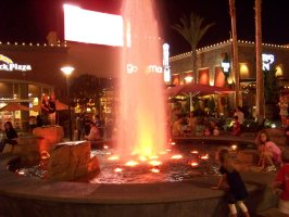 Water fountain in Tustin