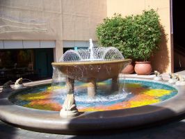 Water fountain in Tustin