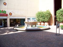 Water fountain in Tustin