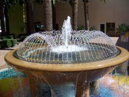 Water fountain in Tustin